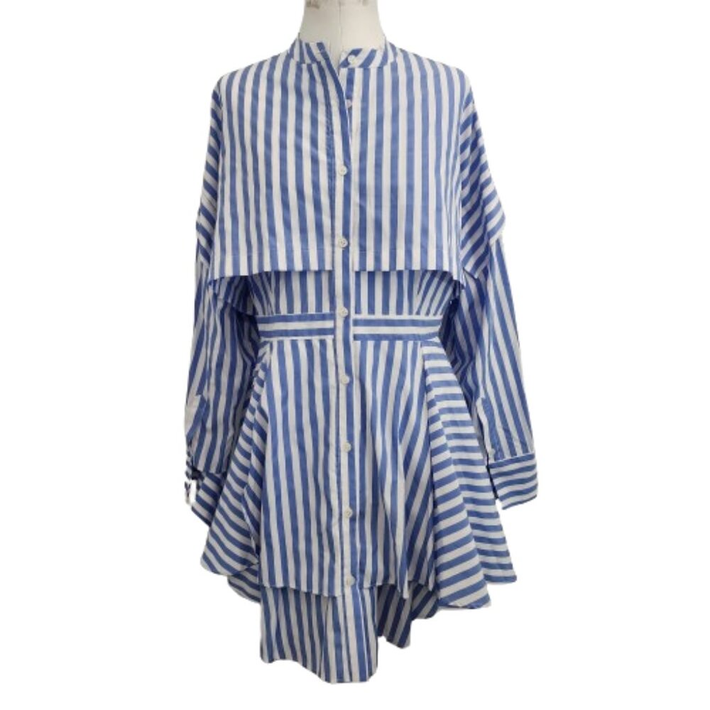 TOV Multi-Layered Striped Long Sleeve. - Picture 1 of 9